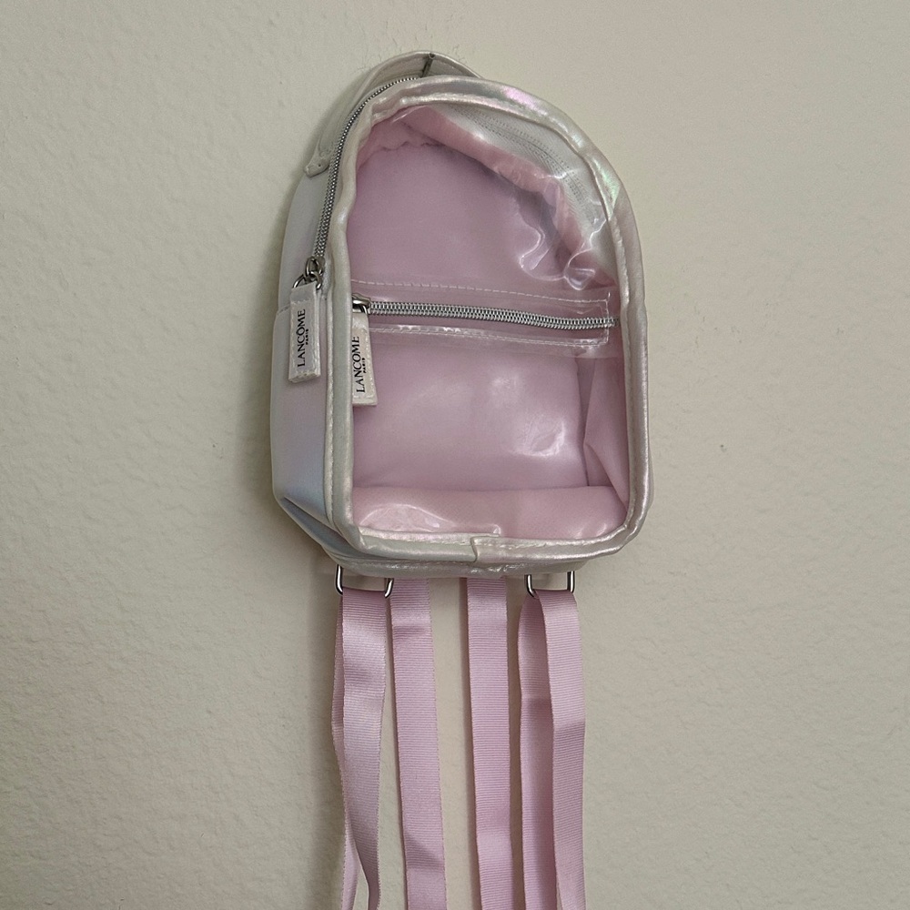 Lancôme Iridescent Clear Mini Backpack